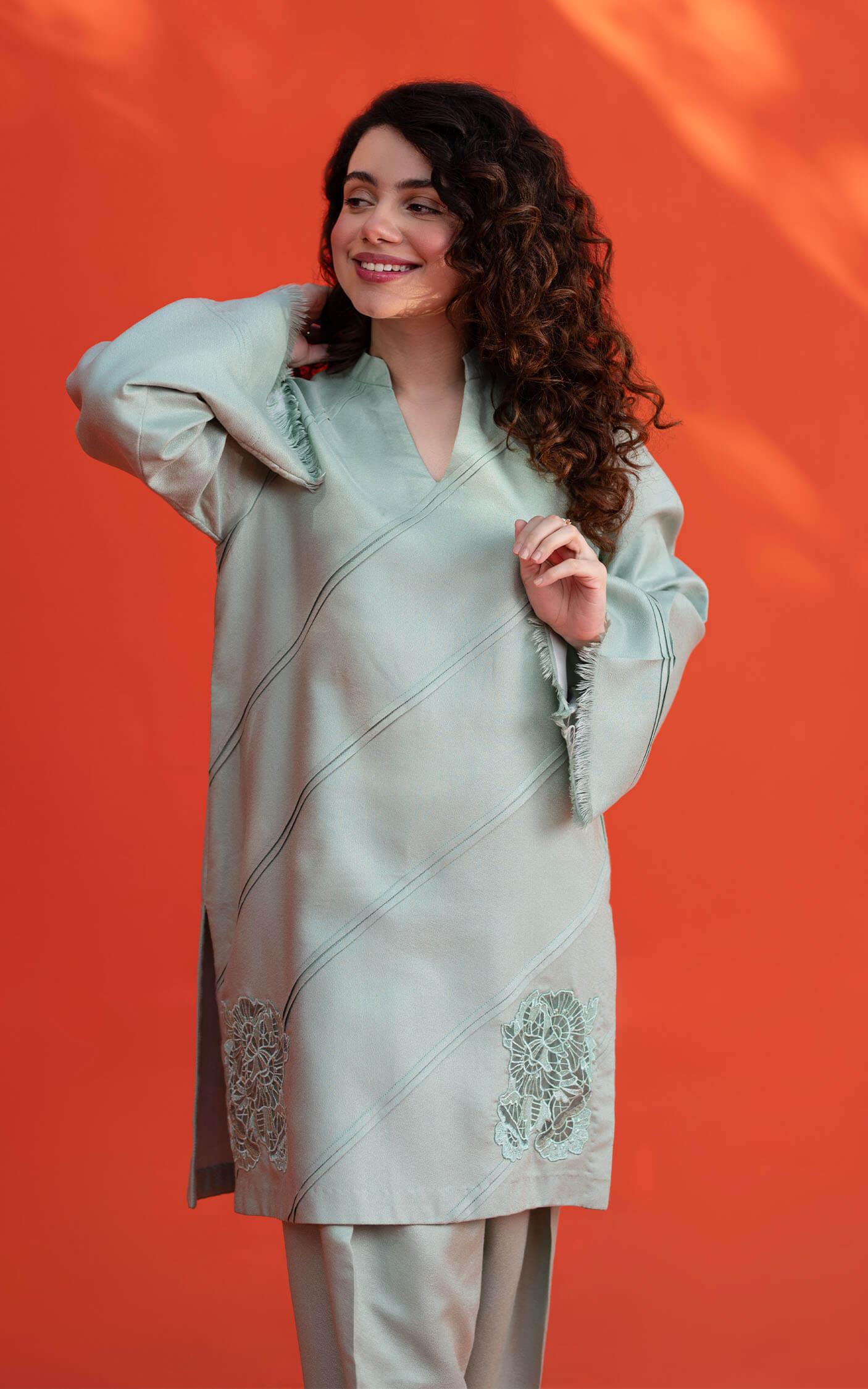 Asifa and Nabeel | Basic Pret 24 | Azure - Official Asifa and Nabeel stockist in UK - Sakeena London