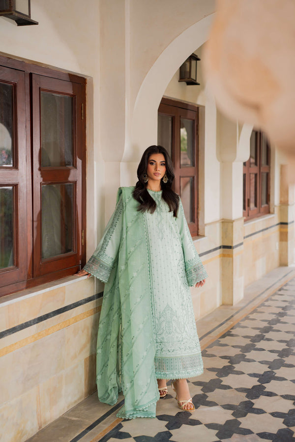 Azzal | Lawn 25 | LIME - Official Azzal stockist in UK - Sakeena London