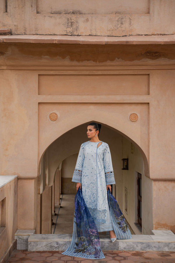 Azzal | Lawn 25 | SAPPHIRE - Official Azzal stockist in UK - Sakeena London