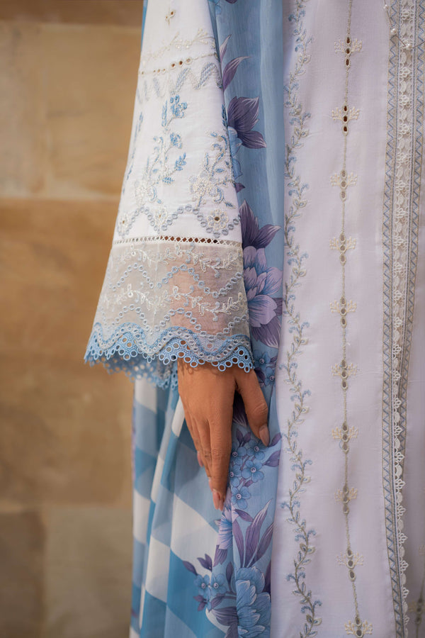 Azzal | Lawn 25 | IVORY - Official Azzal stockist in UK - Sakeena London