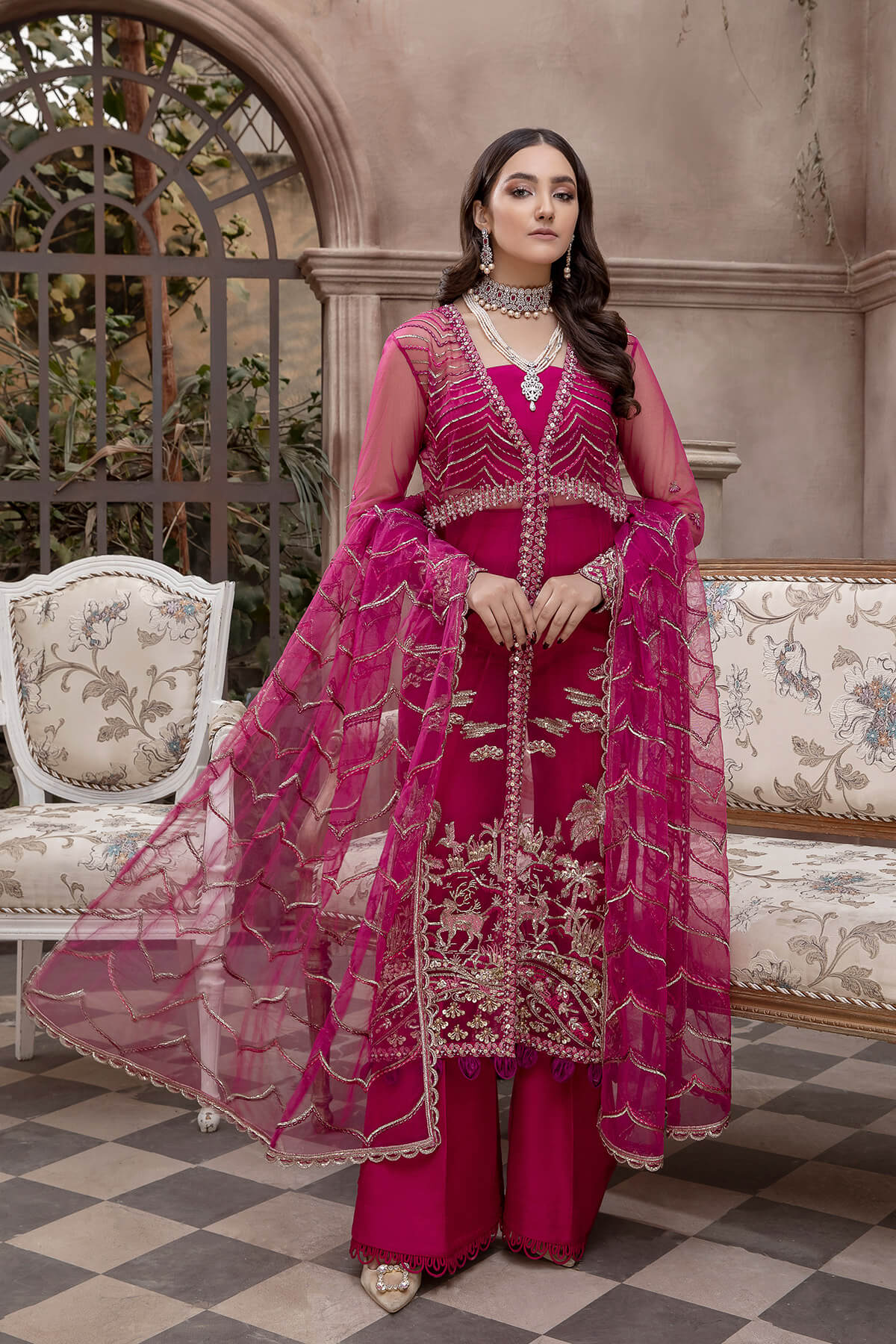Mina Kashif | Luxury Pret | MK21-14 - Official Mina Kashif stockist in UK - Sakeena London