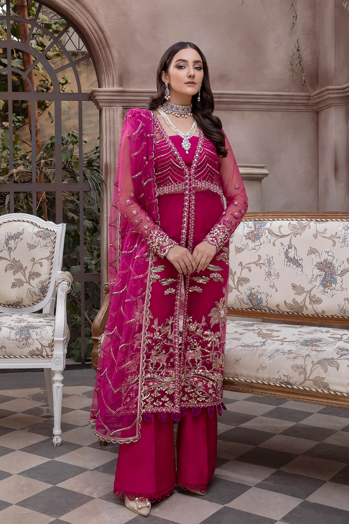 Mina Kashif | Luxury Pret | MK21-14 - Official Mina Kashif stockist in UK - Sakeena London