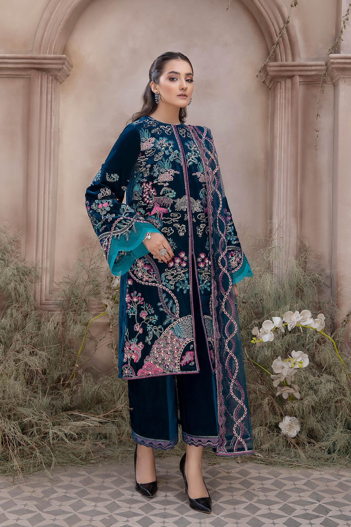 Mina Kashif | Luxury Pret | MK21-23 - Official Mina Kashif stockist in UK - Sakeena London