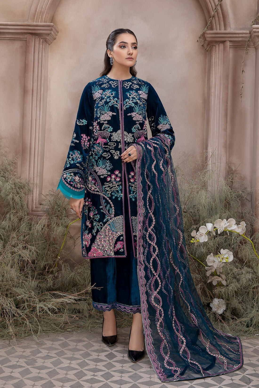 Mina Kashif | Luxury Pret | MK21-23 - Official Mina Kashif stockist in UK - Sakeena London
