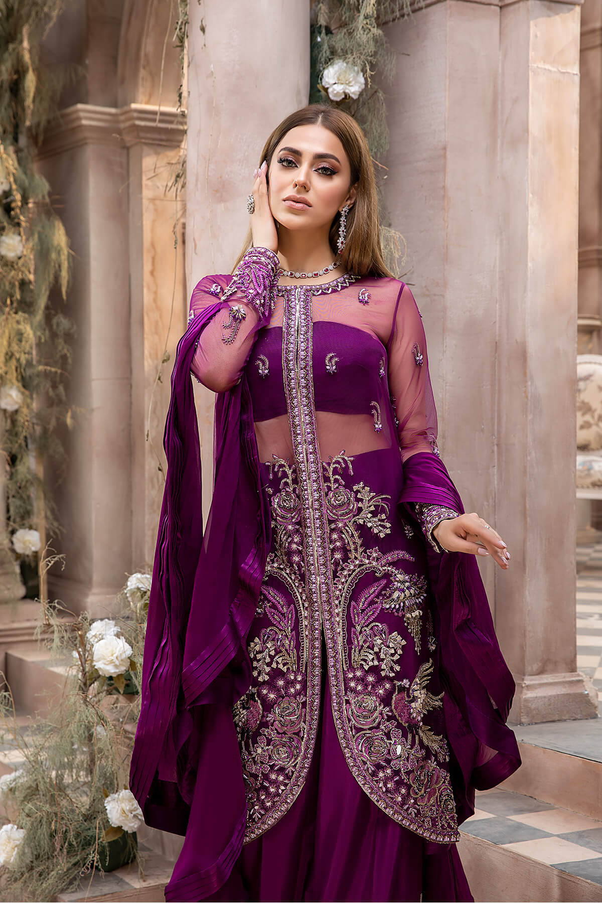 Mina Kashif | Luxury Pret | MK21-07 - Official Mina Kashif stockist in UK - Sakeena London