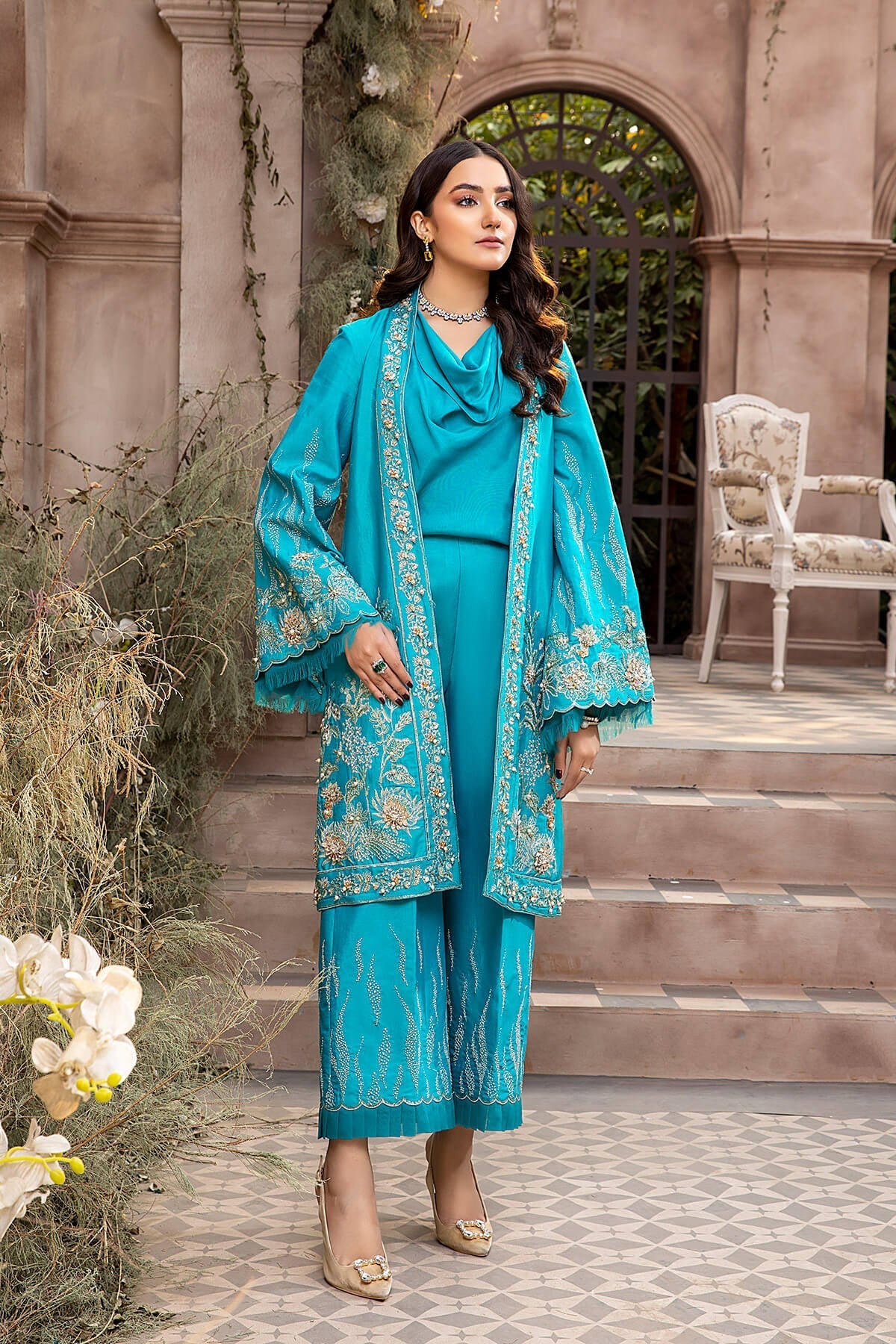 Mina Kashif | Luxury Pret | MK21-22 - Official Mina Kashif stockist in UK - Sakeena London