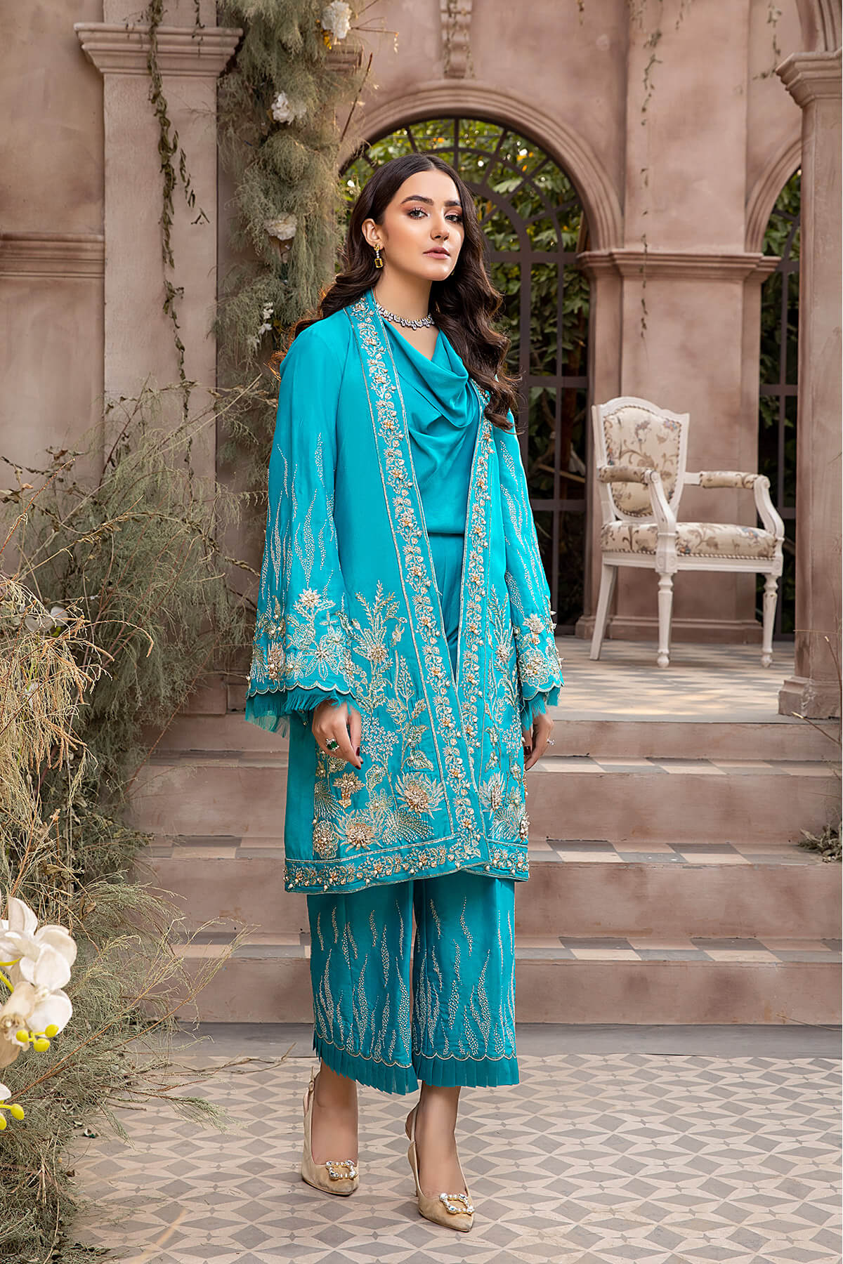 Mina Kashif | Luxury Pret | MK21-22 - Official Mina Kashif stockist in UK - Sakeena London