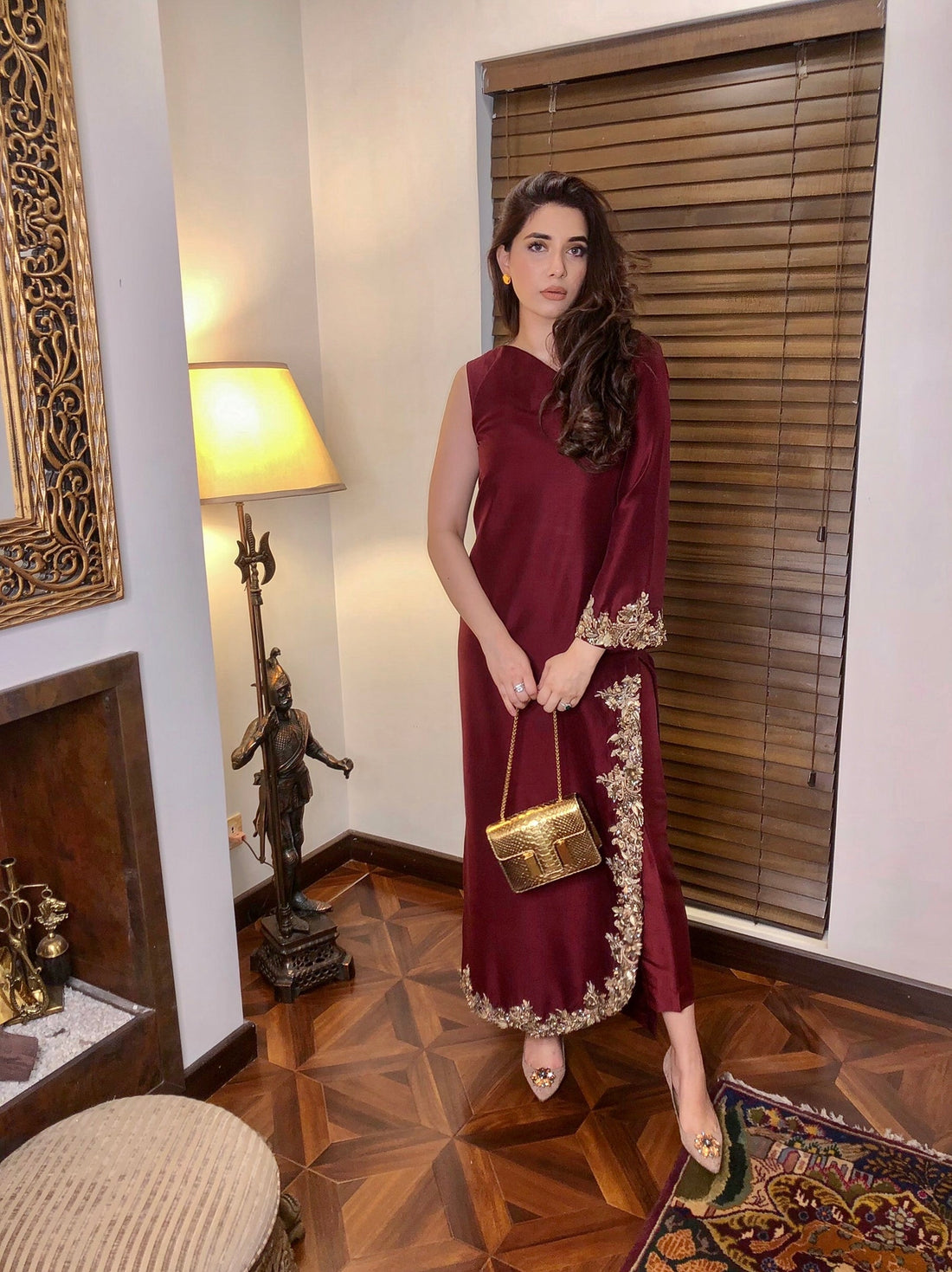 Ayesha and Usman | Grape Wine Luxury Pret | Claret - Official Ayesha and Usman stockist in UK - Sakeena London