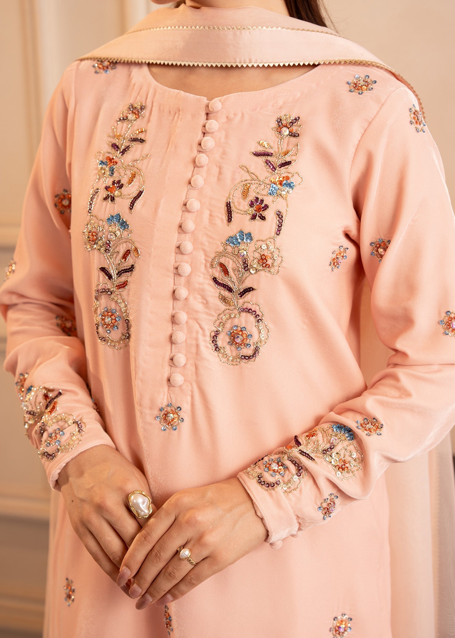 Fozia Khalid | The Velvet Rise 25 | BLOOM - Official Fozia Khalid stockist in UK - Sakeena London