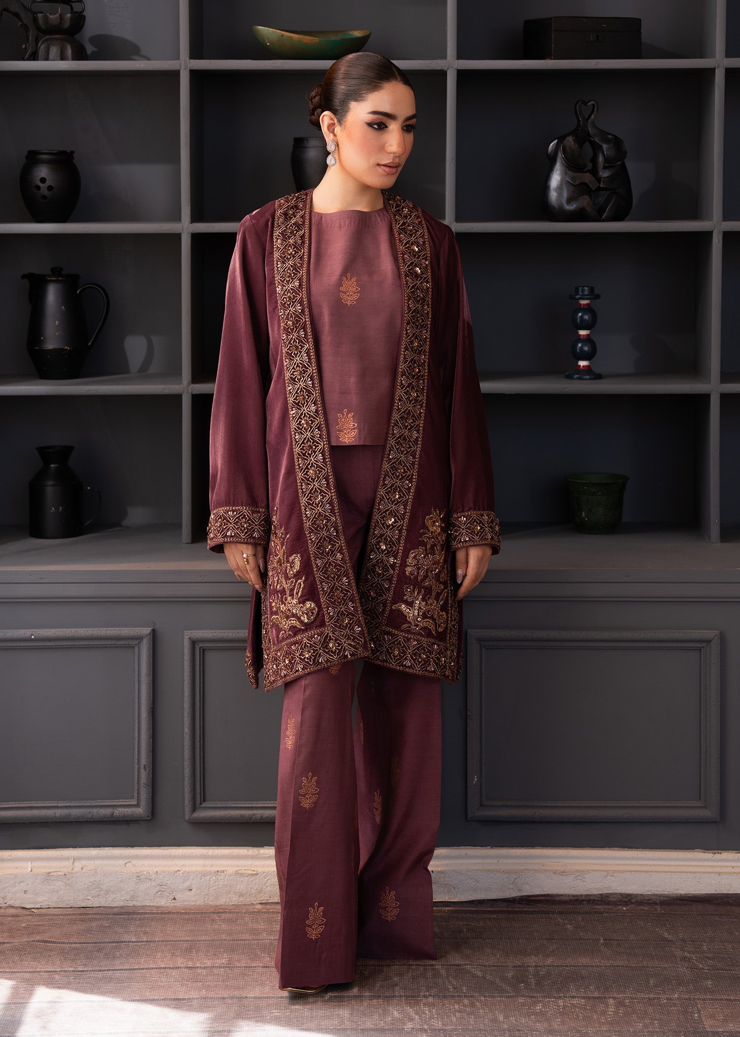 Fozia Khalid | The Velvet Rise 25 | OPAL MIST - Official Fozia Khalid stockist in UK - Sakeena London