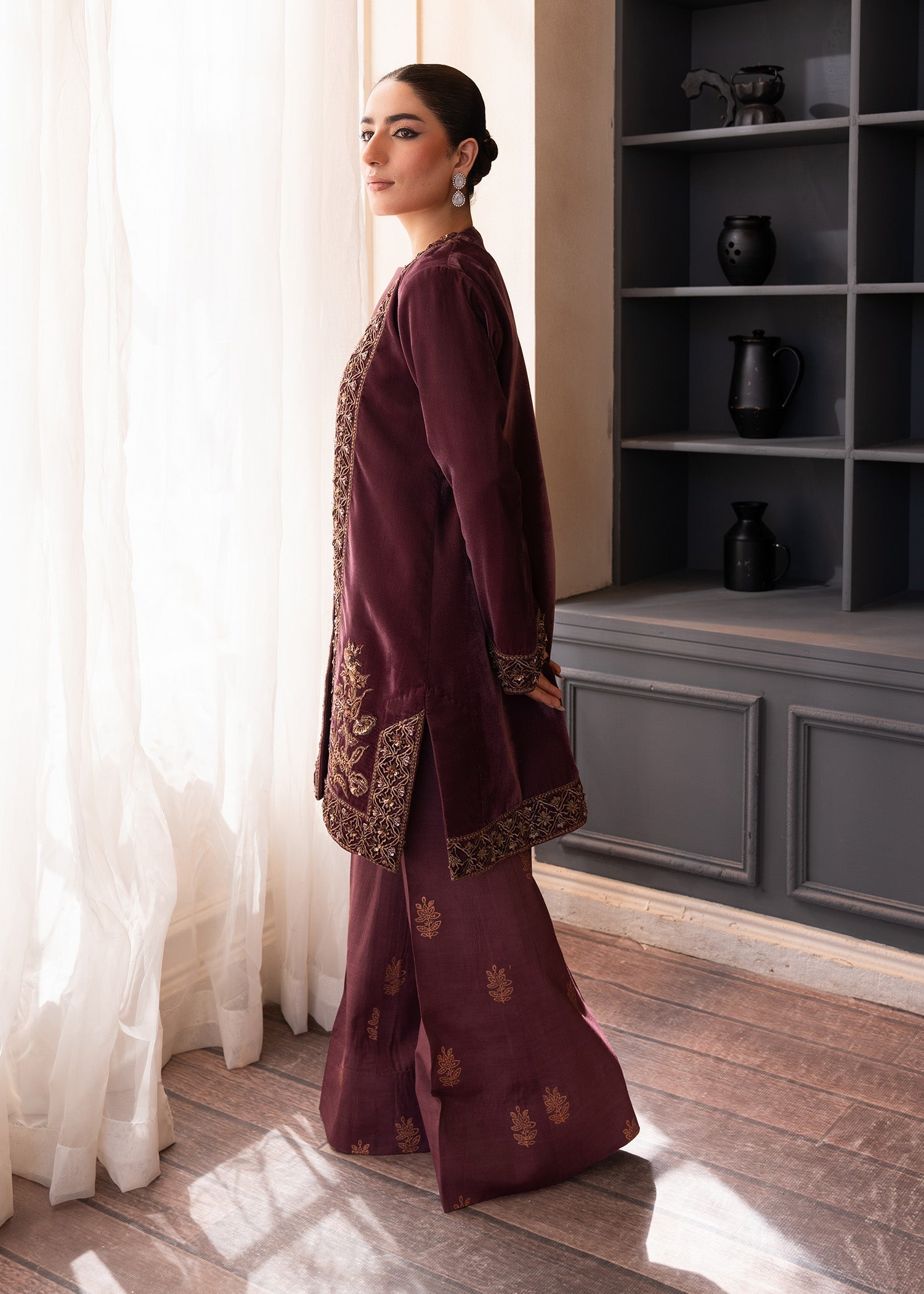 Fozia Khalid | The Velvet Rise 25 | OPAL MIST - Official Fozia Khalid stockist in UK - Sakeena London