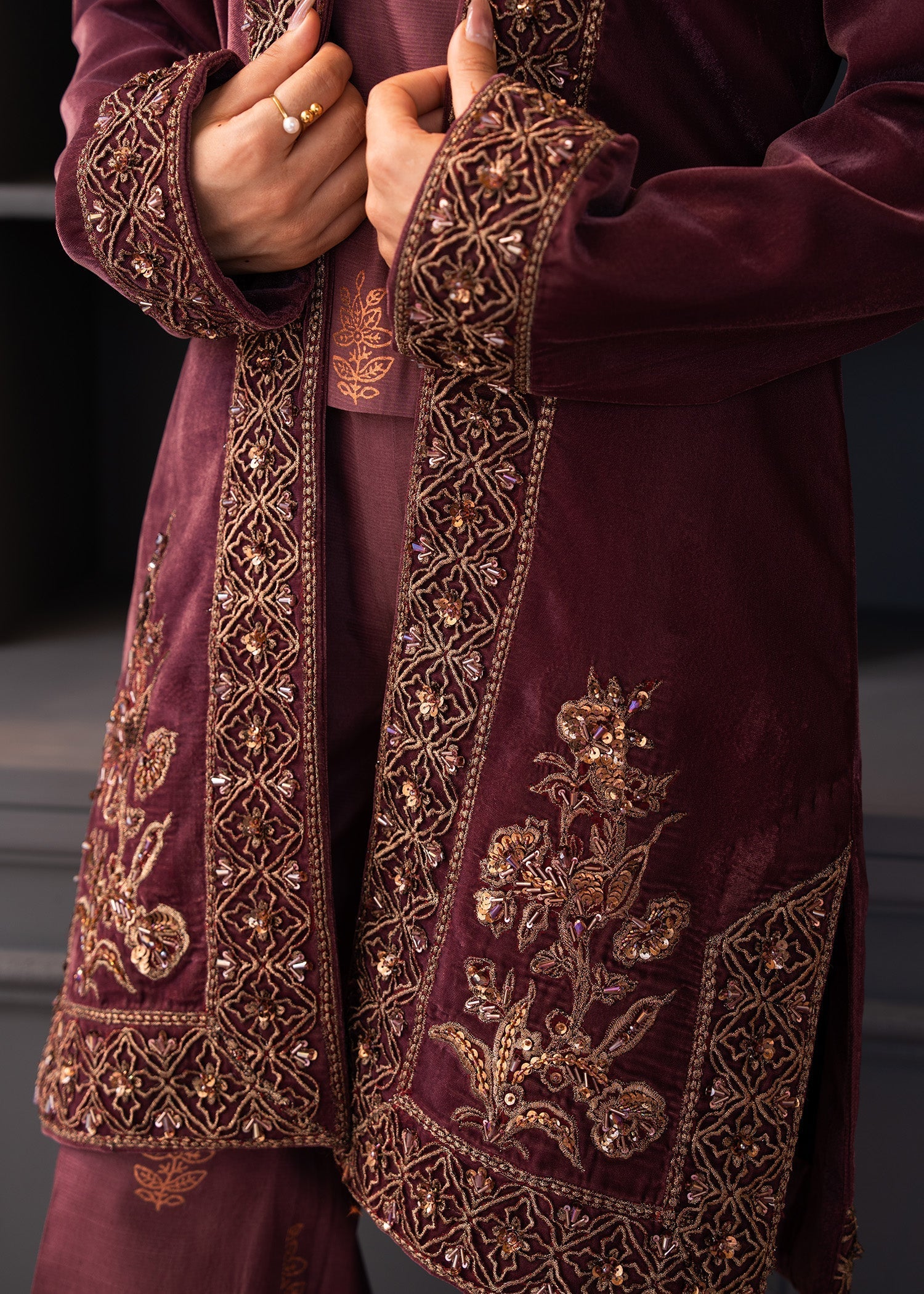 Fozia Khalid | The Velvet Rise 25 | OPAL MIST - Official Fozia Khalid stockist in UK - Sakeena London