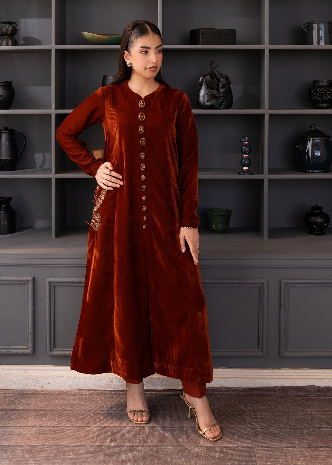 Fozia Khalid | The Velvet Rise 25 | MOCHA LUXE - Official Fozia Khalid stockist in UK - Sakeena London