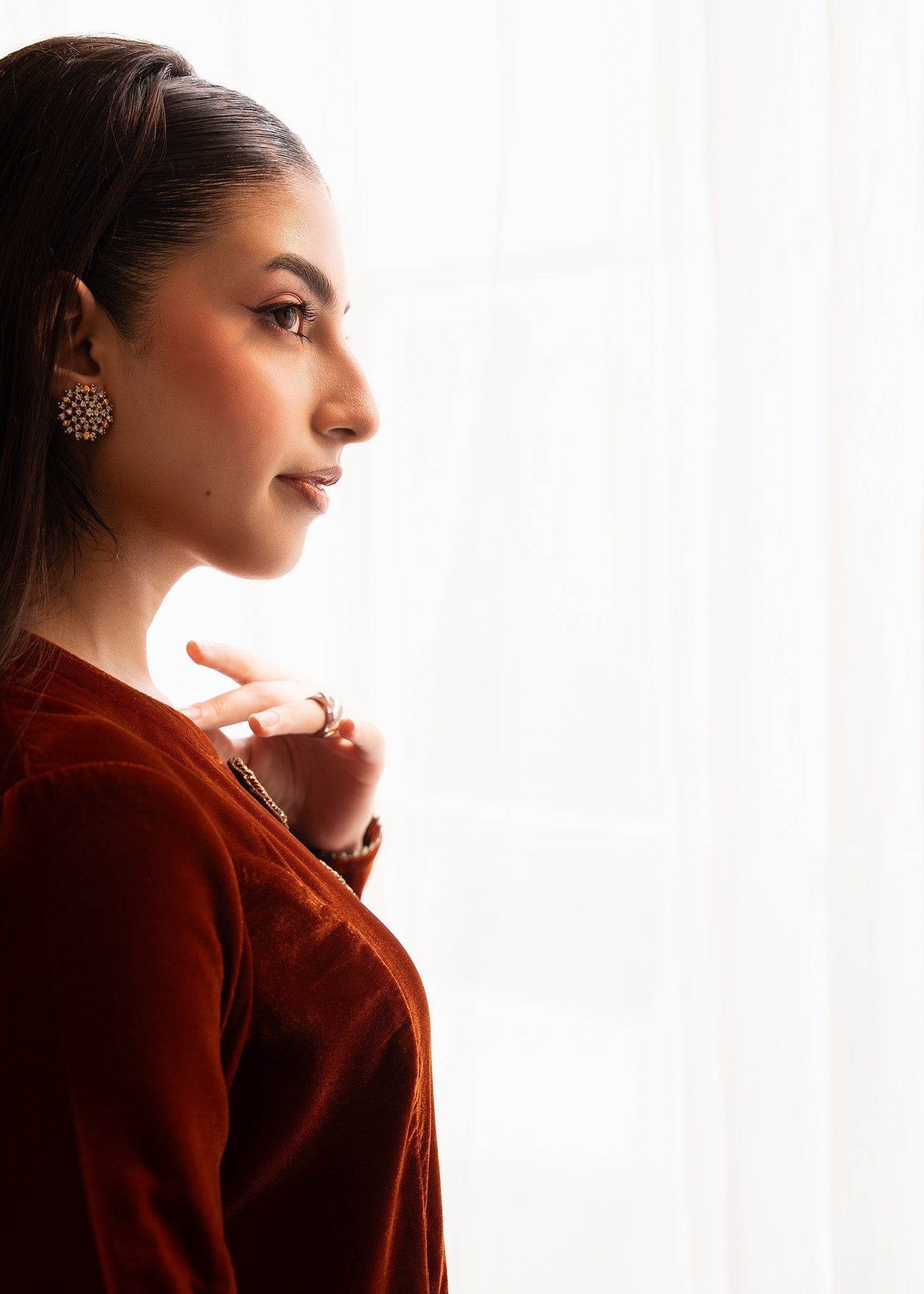 Fozia Khalid | The Velvet Rise 25 | MOCHA LUXE - Official Fozia Khalid stockist in UK - Sakeena London