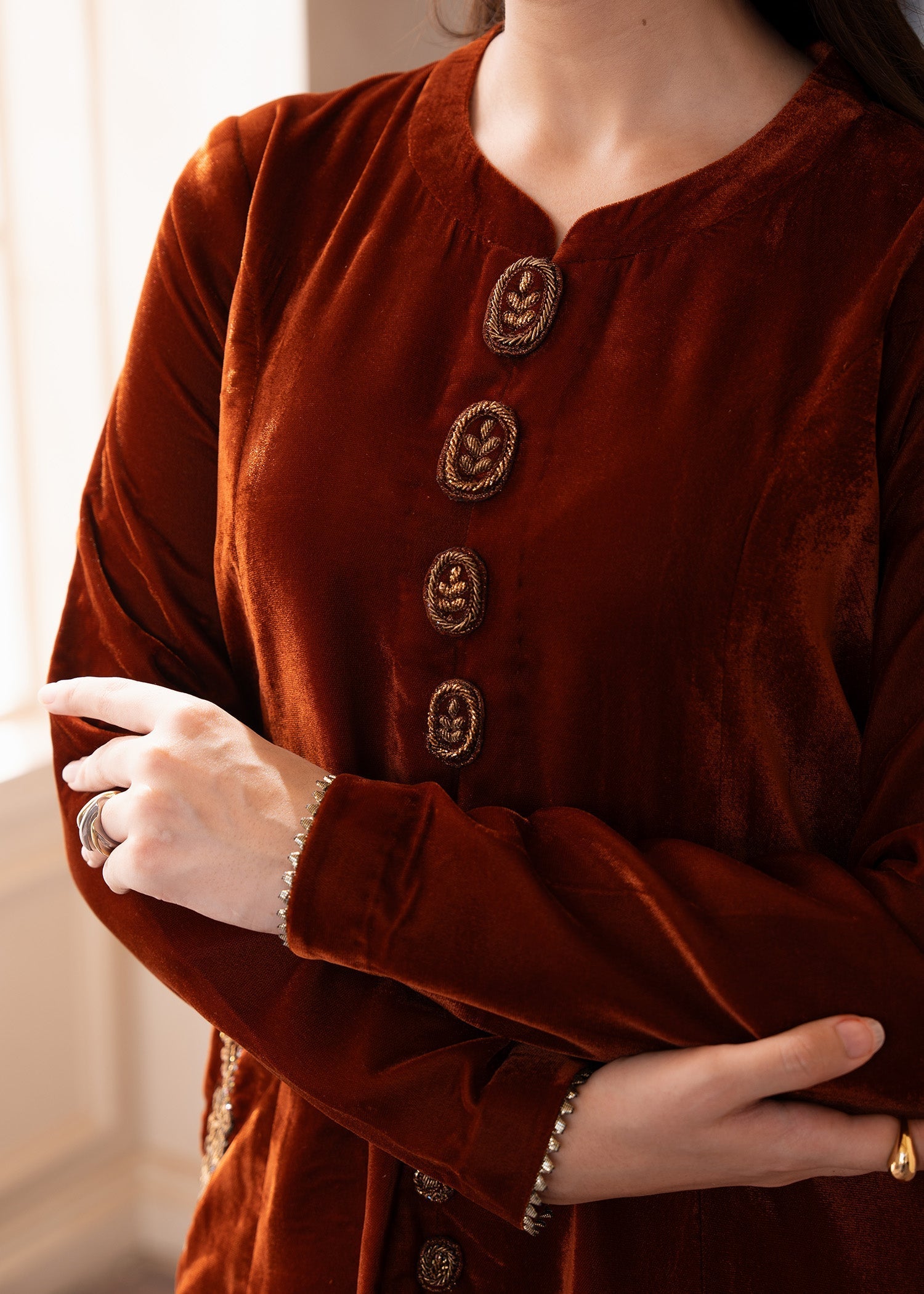 Fozia Khalid | The Velvet Rise 25 | MOCHA LUXE - Official Fozia Khalid stockist in UK - Sakeena London
