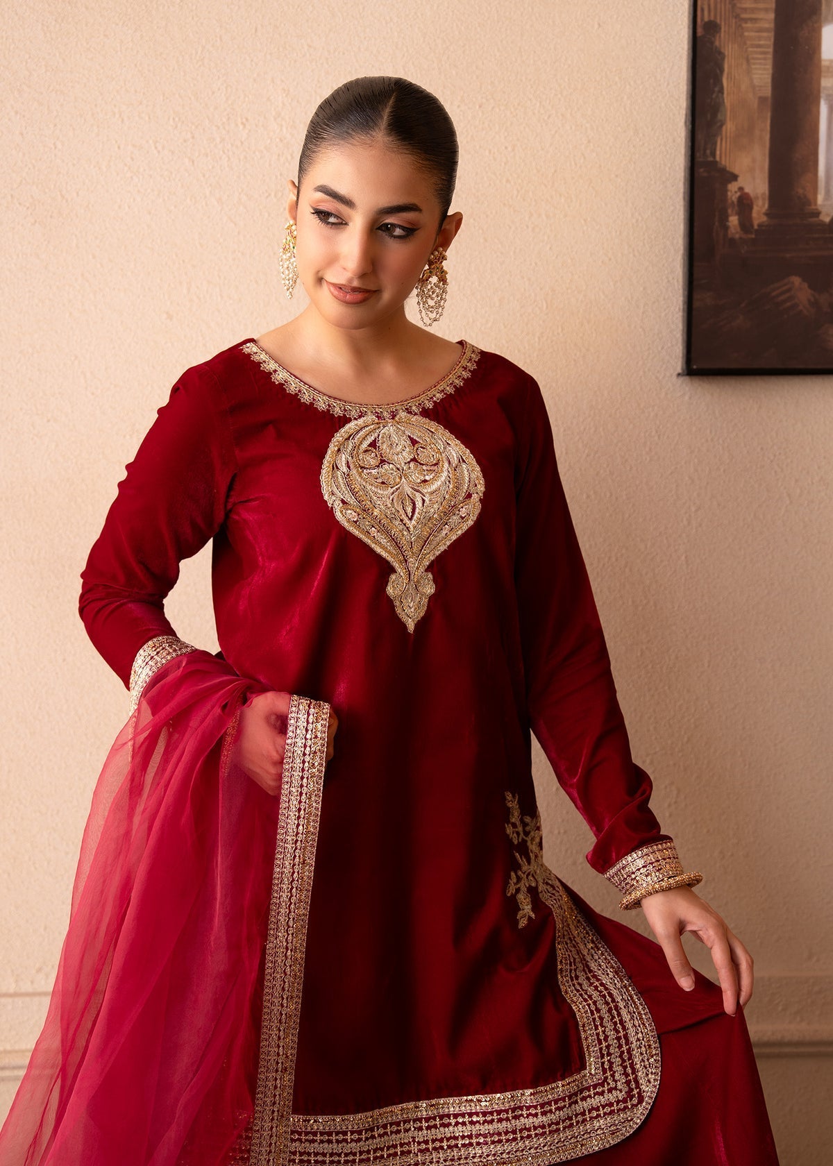 Fozia Khalid | The Velvet Rise 25 | ROSE EMBER - Official Fozia Khalid stockist in UK - Sakeena London