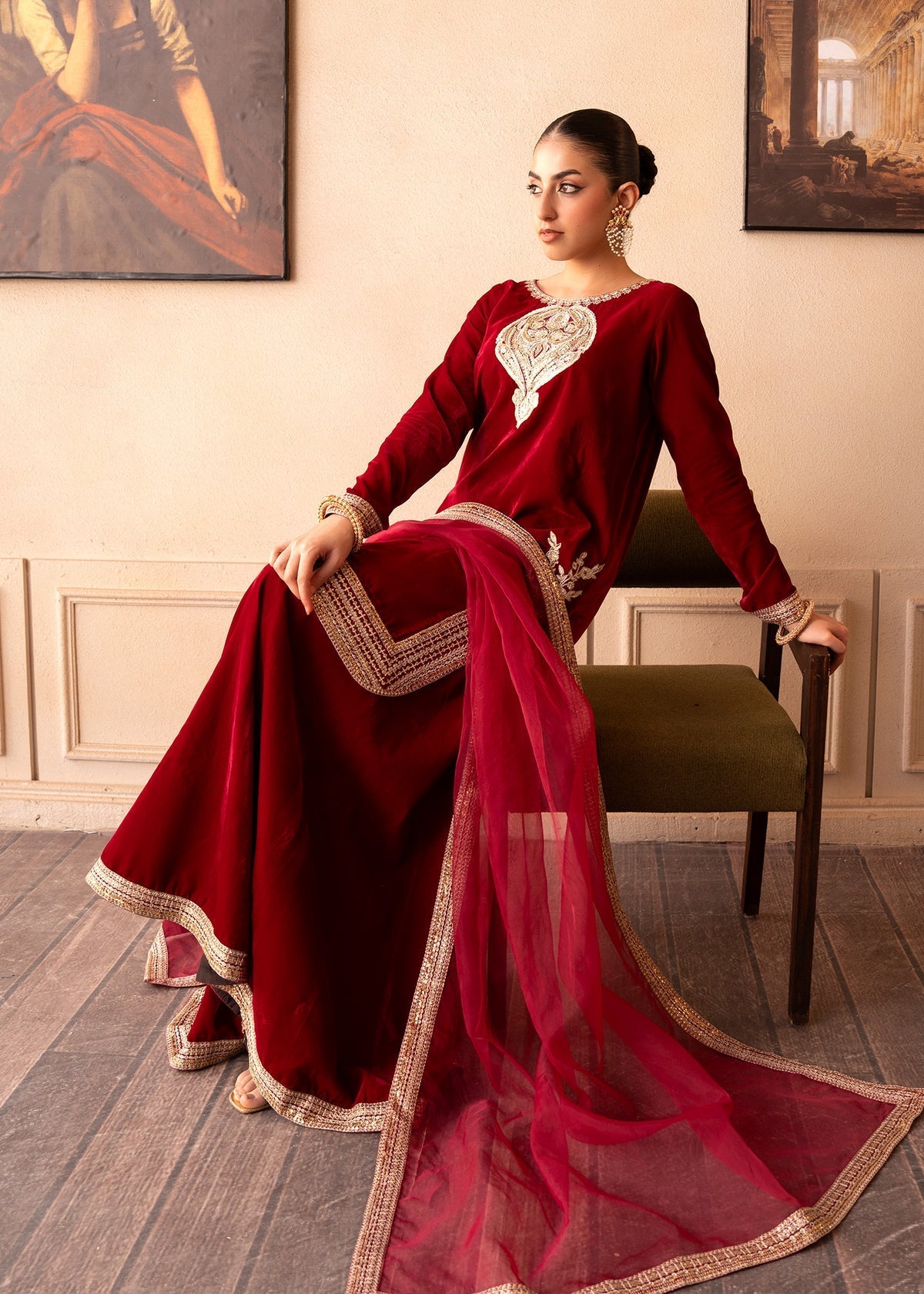 Fozia Khalid | The Velvet Rise 25 | ROSE EMBER - Official Fozia Khalid stockist in UK - Sakeena London