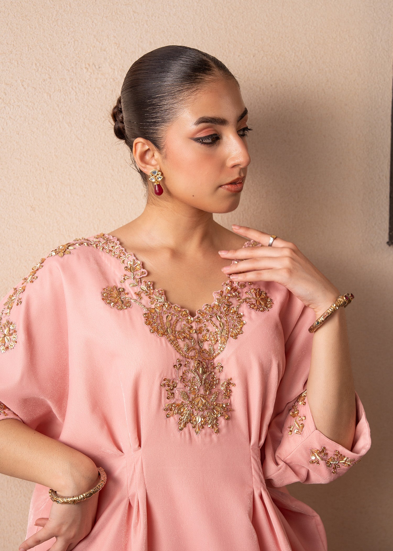 Fozia Khalid | The Velvet Rise 25 | BLUSH AURA - Official Fozia Khalid stockist in UK - Sakeena London
