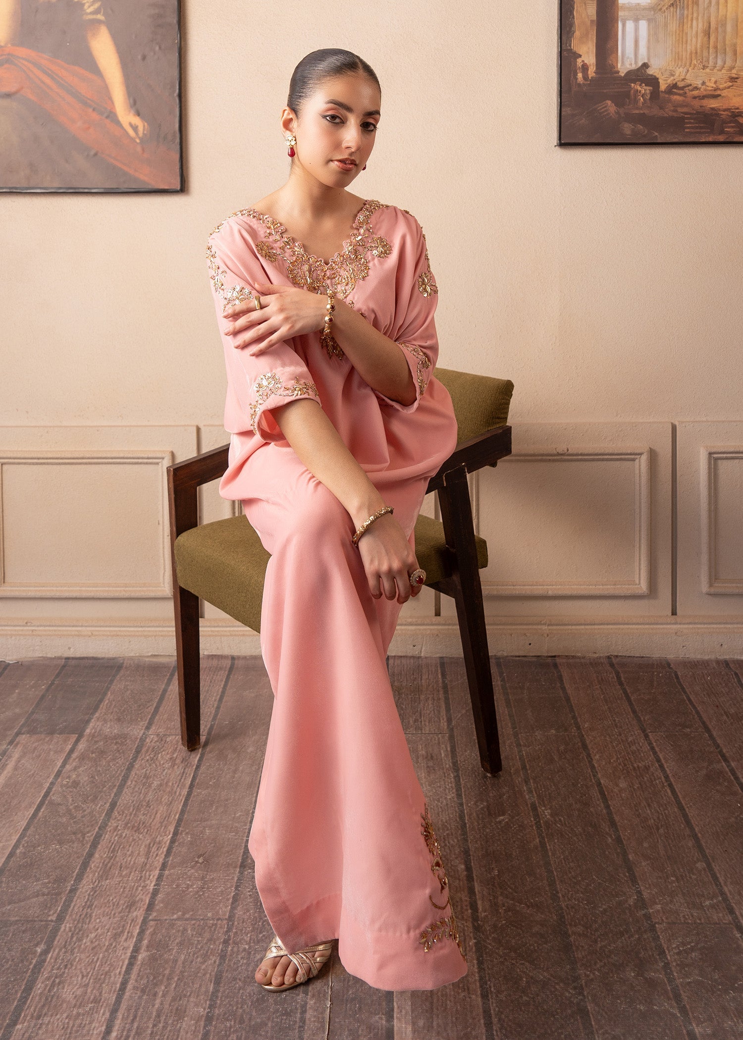 Fozia Khalid | The Velvet Rise 25 | BLUSH AURA - Official Fozia Khalid stockist in UK - Sakeena London