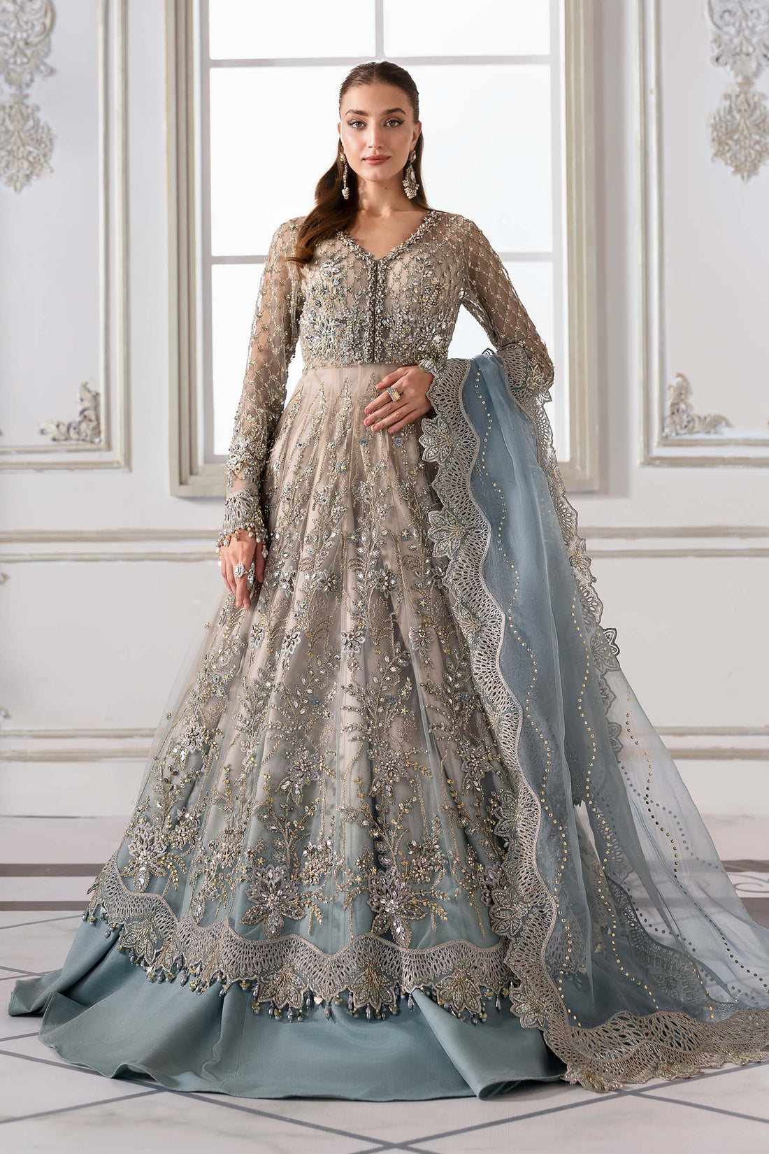 Maria B | Embroidered 2025 | BD-3002 - Official Maria B stockist in UK - Sakeena London