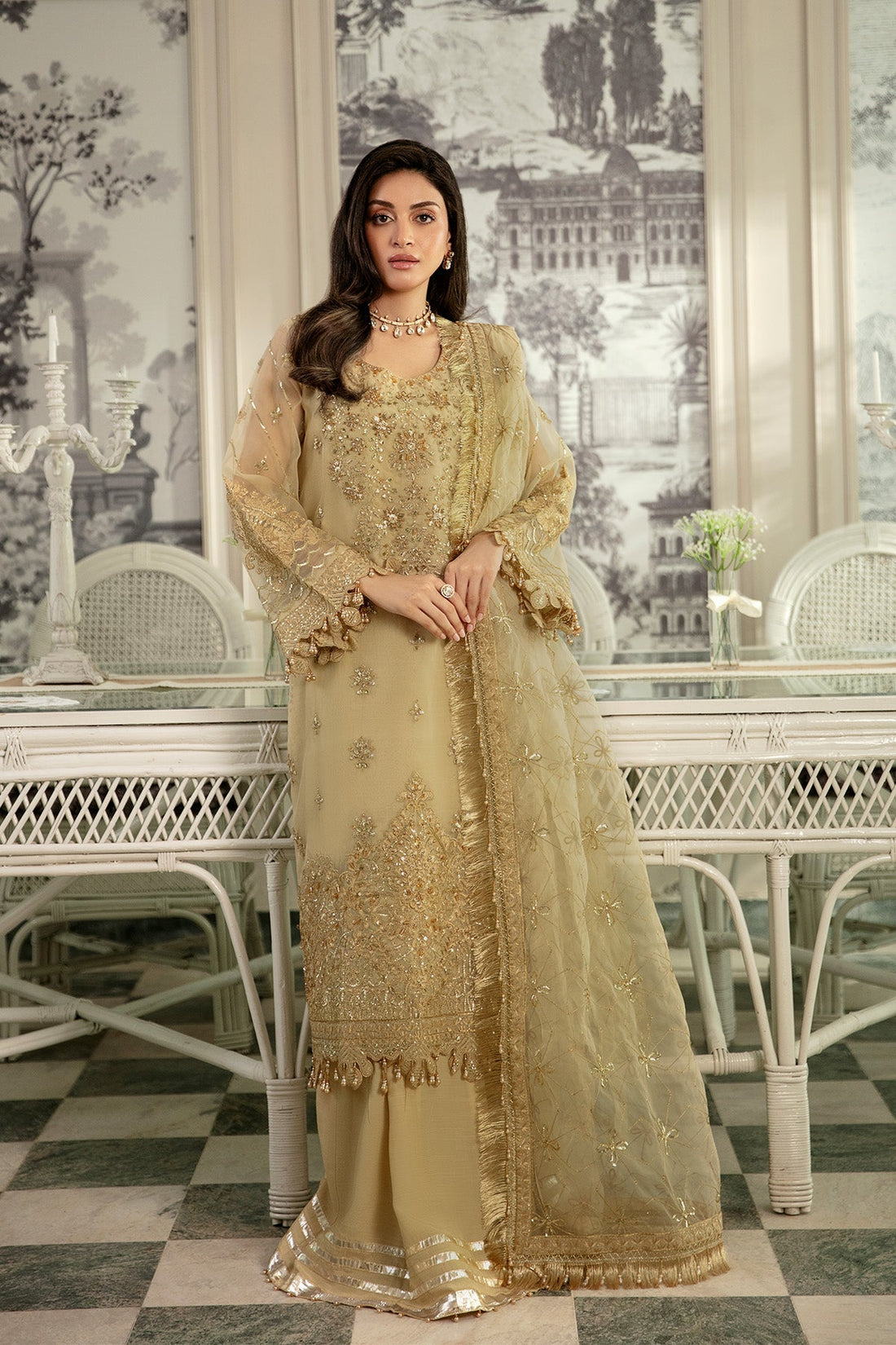 Raeesa Premium | Dehleez Formals | Dl 1036 - Official Raeesa Premium stockist in UK - Sakeena London