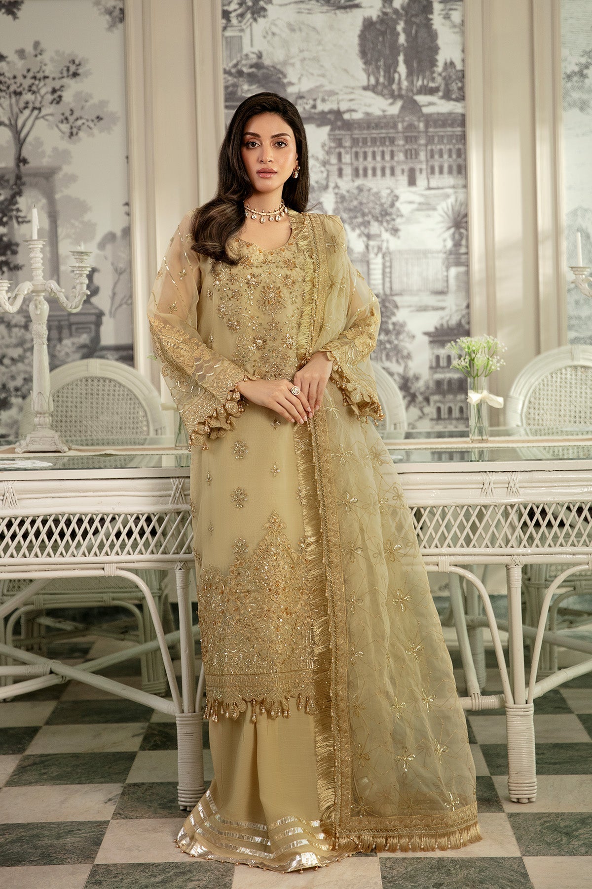 Raeesa Premium | Dehleez Formals | Dl 1036 - Official Raeesa Premium stockist in UK - Sakeena London