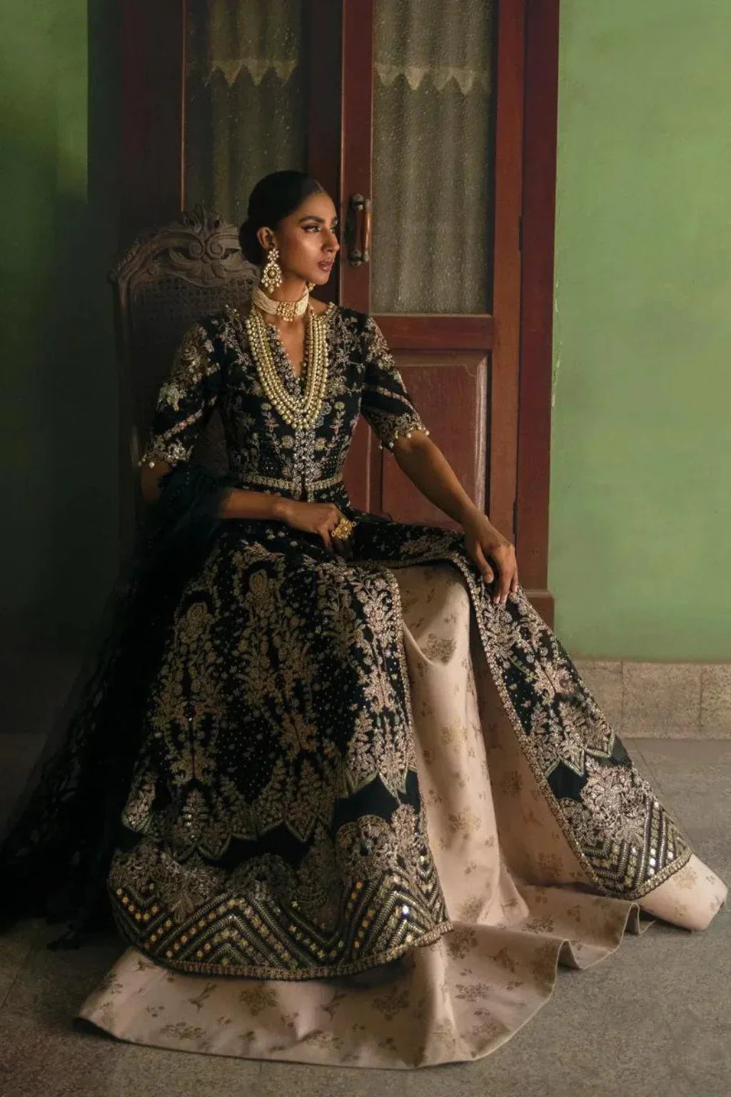 Sana Safinaz | Nura Festive | G223-007-CT - Official Sana Safinaz stockist in UK - Sakeena London