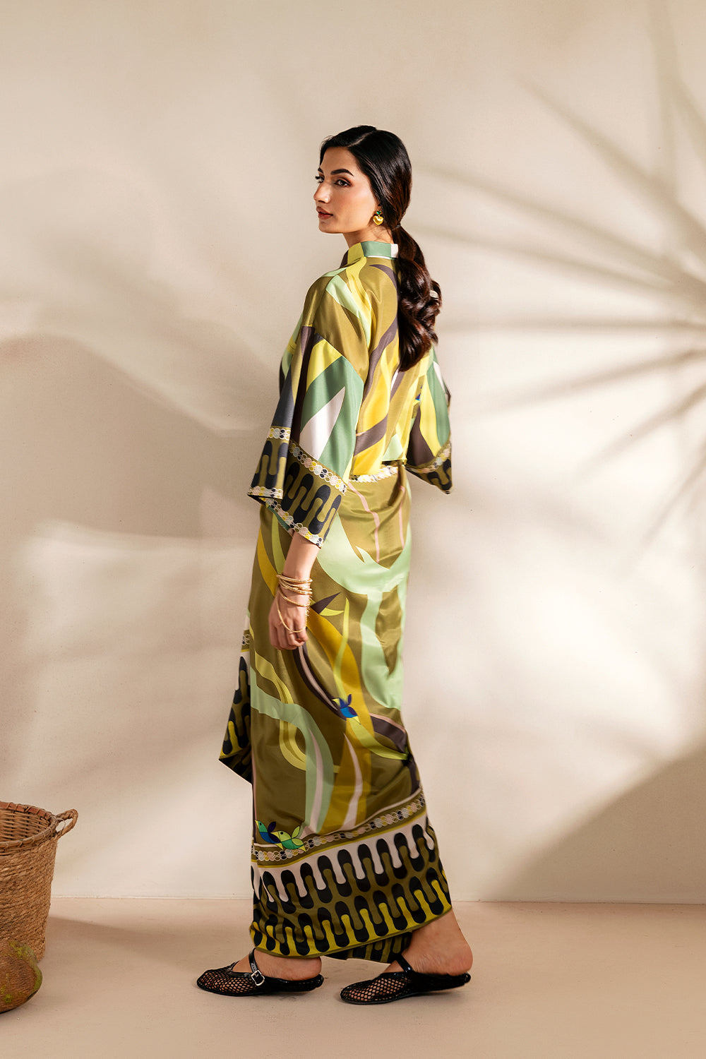 Saira Rizwan | Silk Coords 25 | GOLDEN GUAVA - SRSP-25-07 - Official Saira Rizwan stockist in UK - Sakeena London
