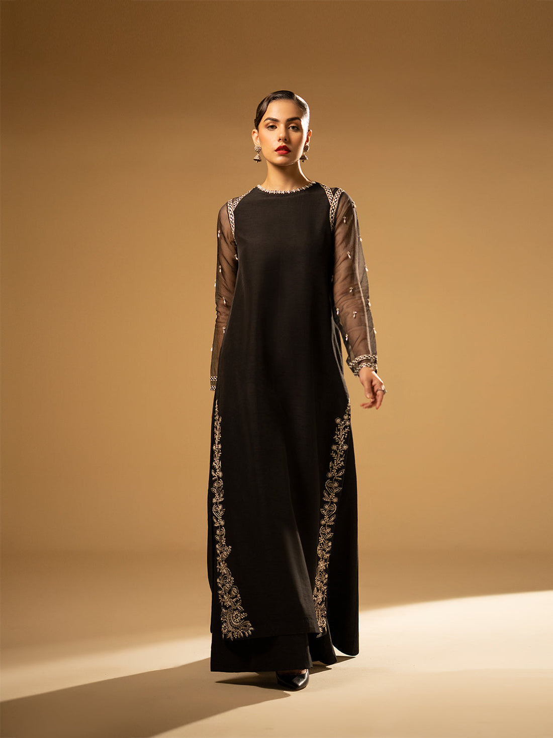 Fozia Khalid | Eid Edit 24 | Black Swan - Official Fozia Khalid stockist in UK - Sakeena London