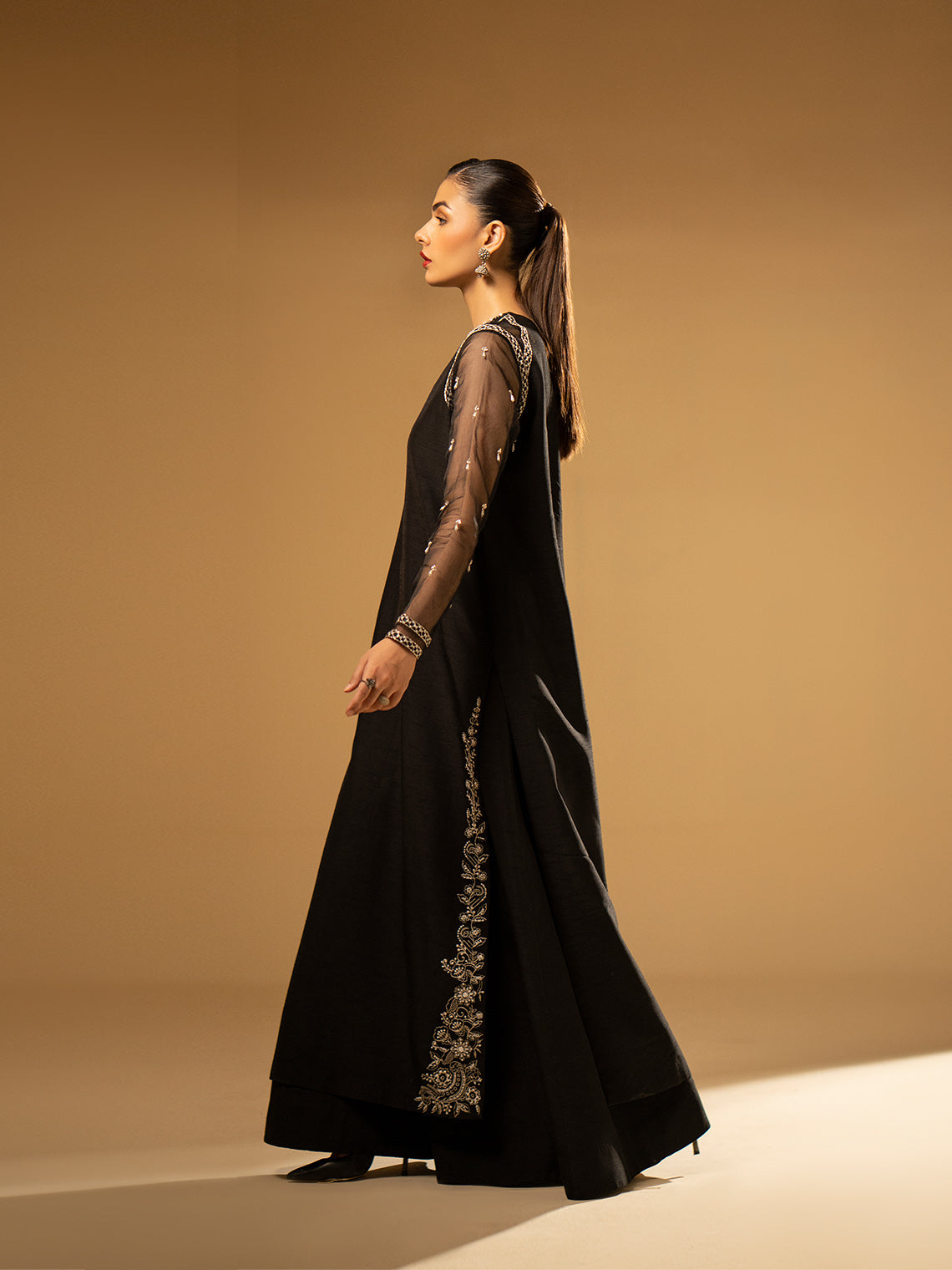Fozia Khalid | Eid Edit 24 | Black Swan - Official Fozia Khalid stockist in UK - Sakeena London