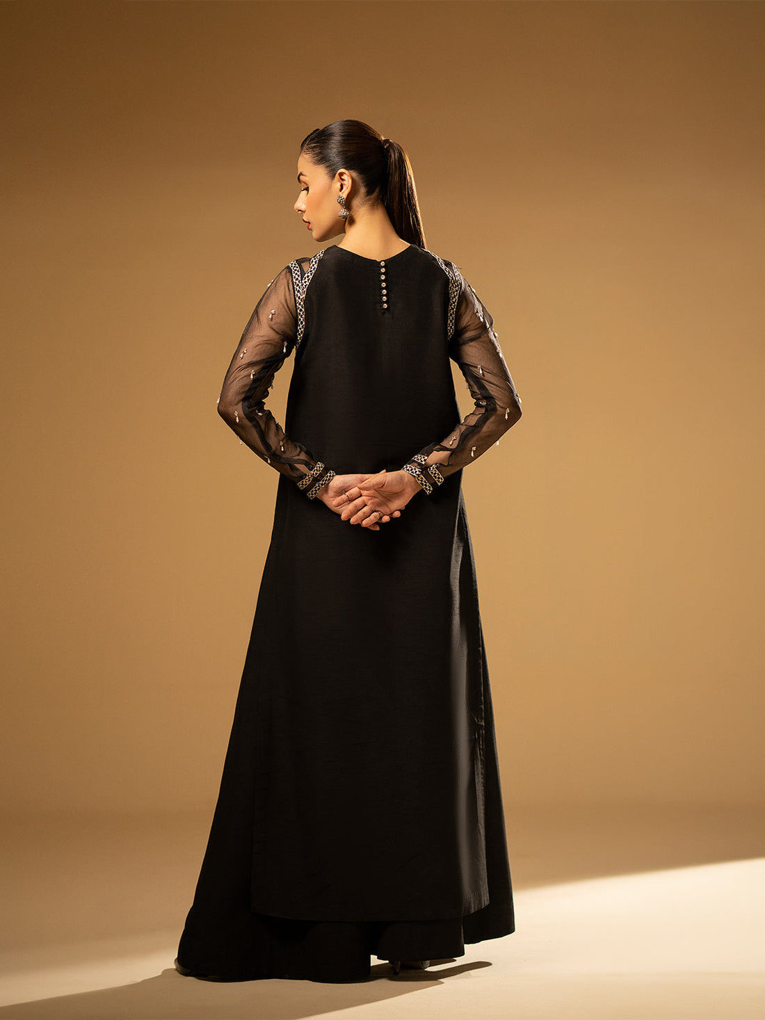 Fozia Khalid | Eid Edit 24 | Black Swan - Official Fozia Khalid stockist in UK - Sakeena London