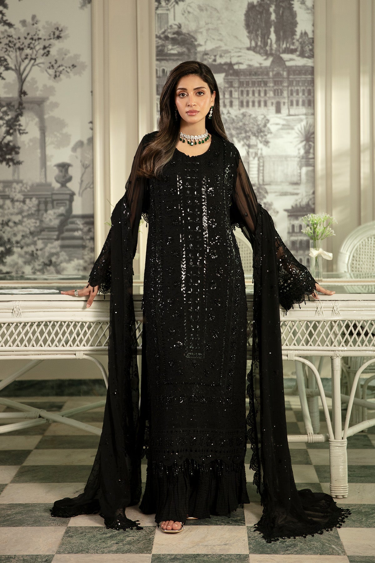 Raeesa Premium | Dehleez Formals | Dl 1035 - Official Raeesa Premium stockist in UK - Sakeena London