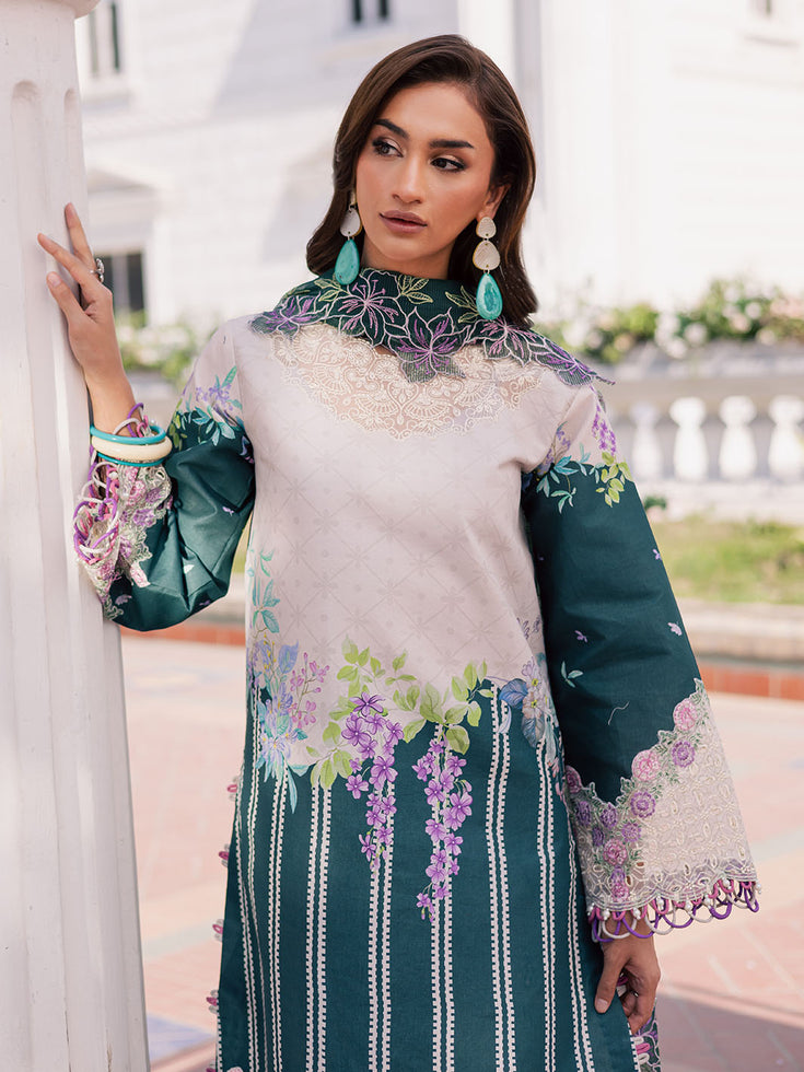 Parishay | IVY Bloom V2 Lawn | BLOOM-01 - Official Parishay stockist in UK - Sakeena London