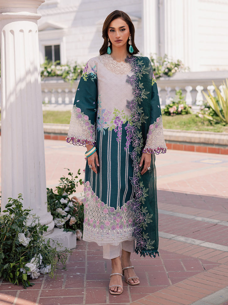 Parishay | IVY Bloom V2 Lawn | BLOOM-01 - Official Parishay stockist in UK - Sakeena London