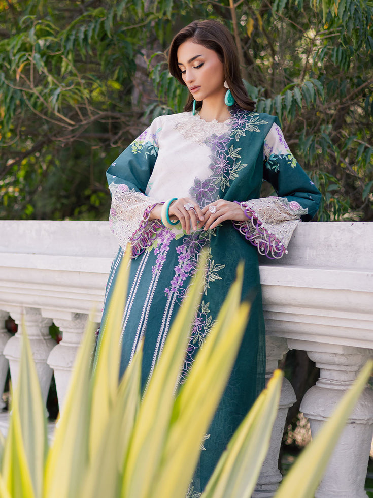 Parishay | IVY Bloom V2 Lawn | BLOOM-01 - Official Parishay stockist in UK - Sakeena London