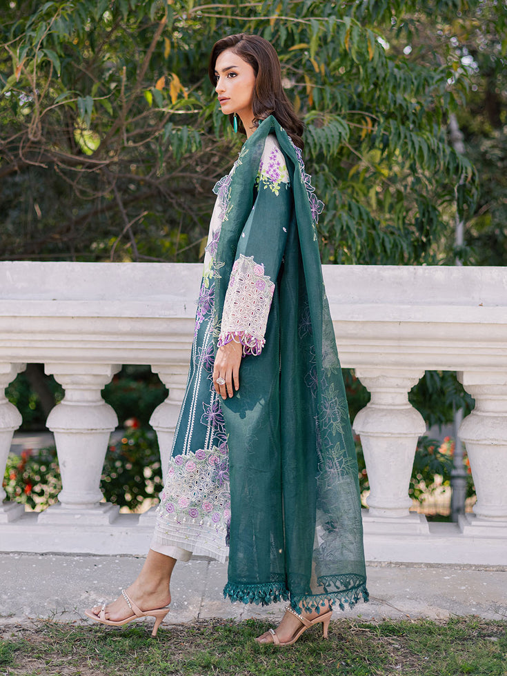 Parishay | IVY Bloom V2 Lawn | BLOOM-01 - Official Parishay stockist in UK - Sakeena London