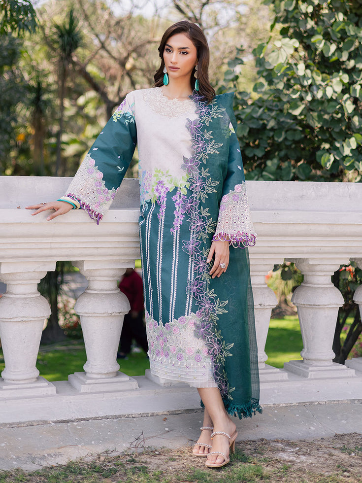 Parishay | IVY Bloom V2 Lawn | BLOOM-01 - Official Parishay stockist in UK - Sakeena London