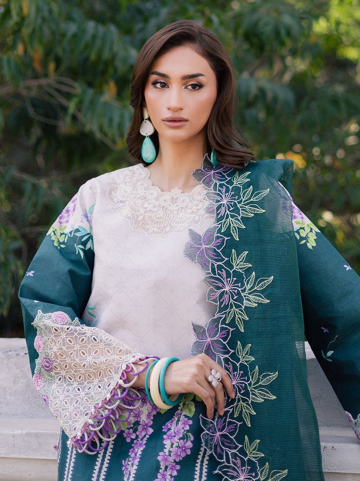 Parishay | IVY Bloom V2 Lawn | BLOOM-01 - Official Parishay stockist in UK - Sakeena London