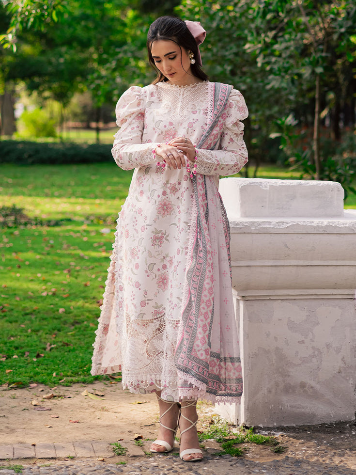 Parishay | IVY Bloom V2 Lawn | BLOOM-03 - Official Parishay stockist in UK - Sakeena London