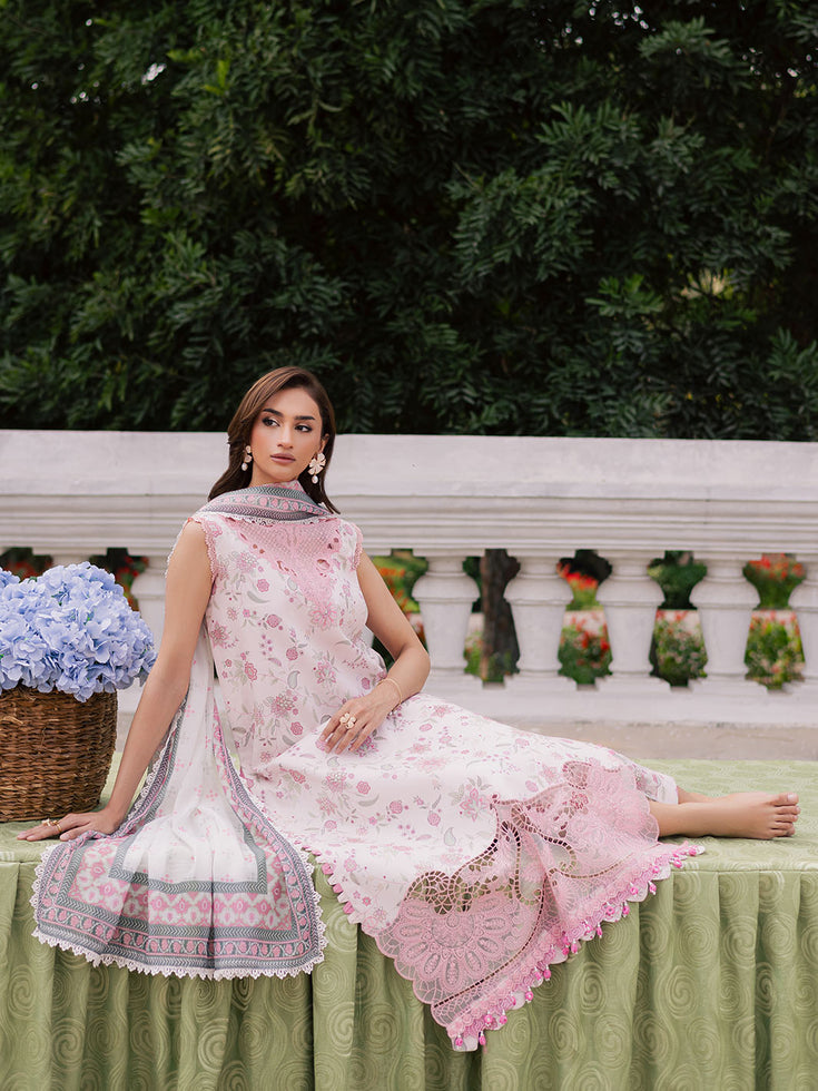 Parishay | IVY Bloom V2 Lawn | BLOOM-04 - Official Parishay stockist in UK - Sakeena London