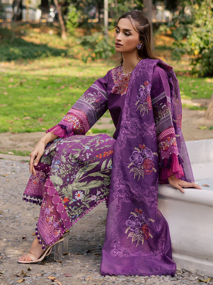 Parishay | IVY Bloom V2 Lawn | BLOOM-07 - Official Parishay stockist in UK - Sakeena London