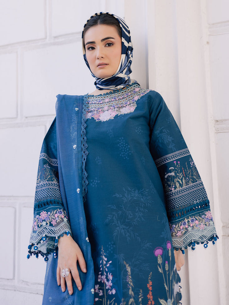 Parishay | IVY Bloom V2 Lawn | BLOOM-08 - Official Parishay stockist in UK - Sakeena London