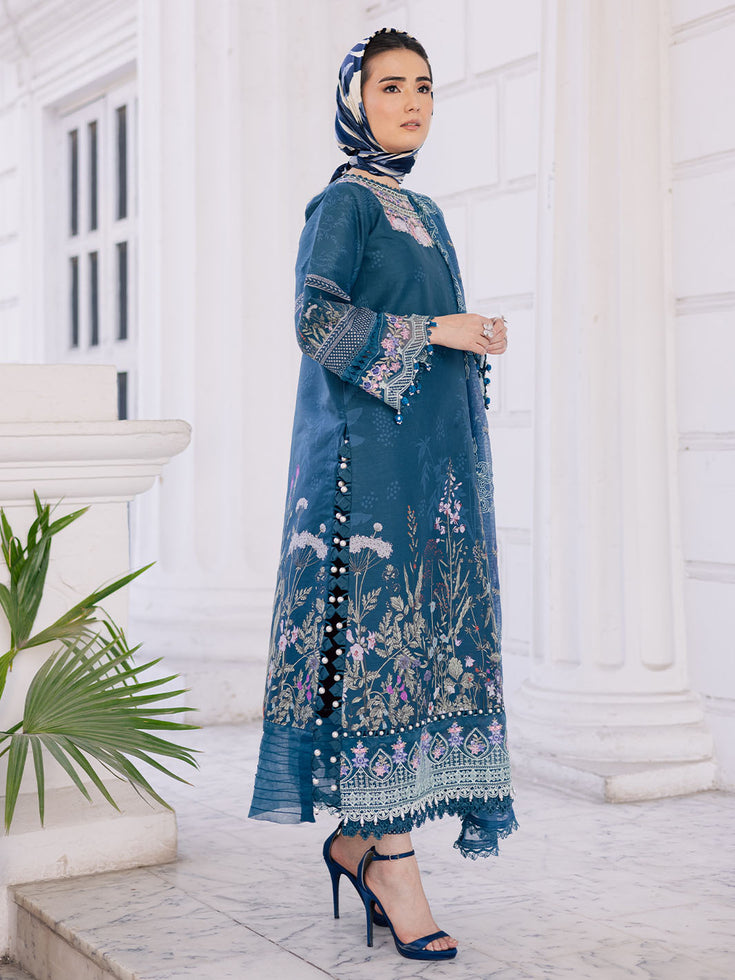 Parishay | IVY Bloom V2 Lawn | BLOOM-08 - Official Parishay stockist in UK - Sakeena London