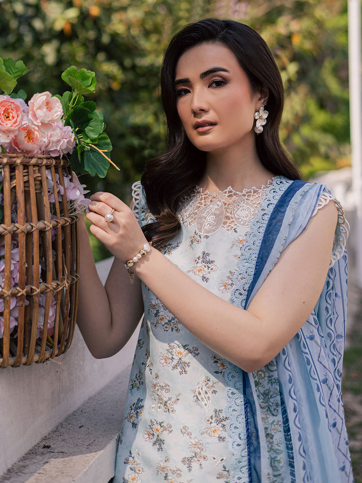 Parishay | IVY Bloom V2 Lawn | BLOOM-10 - Official Parishay stockist in UK - Sakeena London