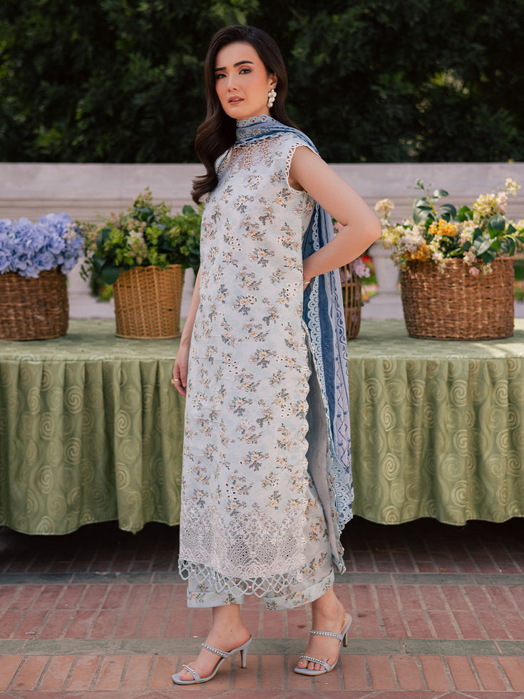 Parishay | IVY Bloom V2 Lawn | BLOOM-10 - Official Parishay stockist in UK - Sakeena London