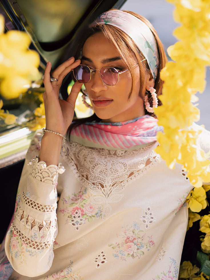 Parishay | IVY Bloom V2 Lawn | BLOOM-12 - Official Parishay stockist in UK - Sakeena London