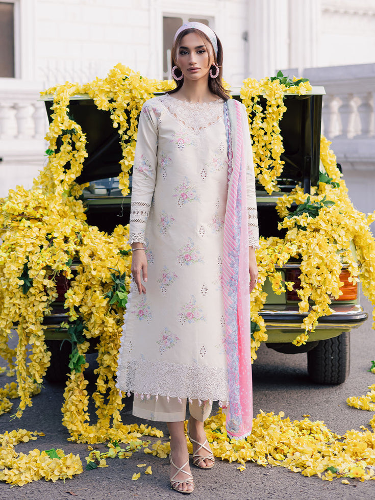 Parishay | IVY Bloom V2 Lawn | BLOOM-12 - Official Parishay stockist in UK - Sakeena London