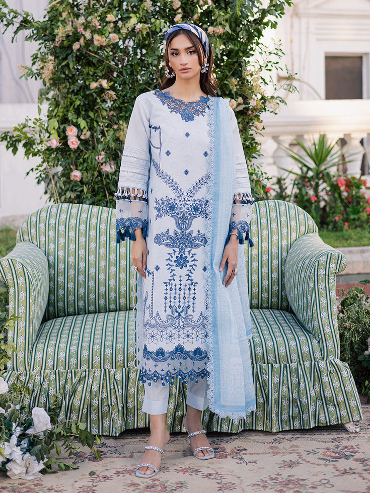 Parishay | IVY Bloom V2 Lawn | BLOOM-13 - Official Parishay stockist in UK - Sakeena London