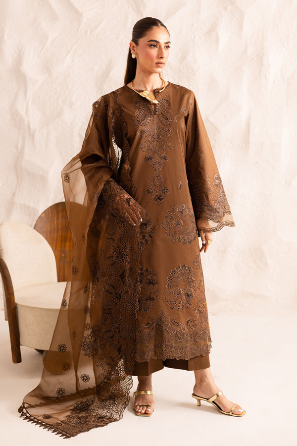 Marjjan | Guzel Lawn | SMC 206-A (Brown) - Official Marjjan stockist in UK - Sakeena London