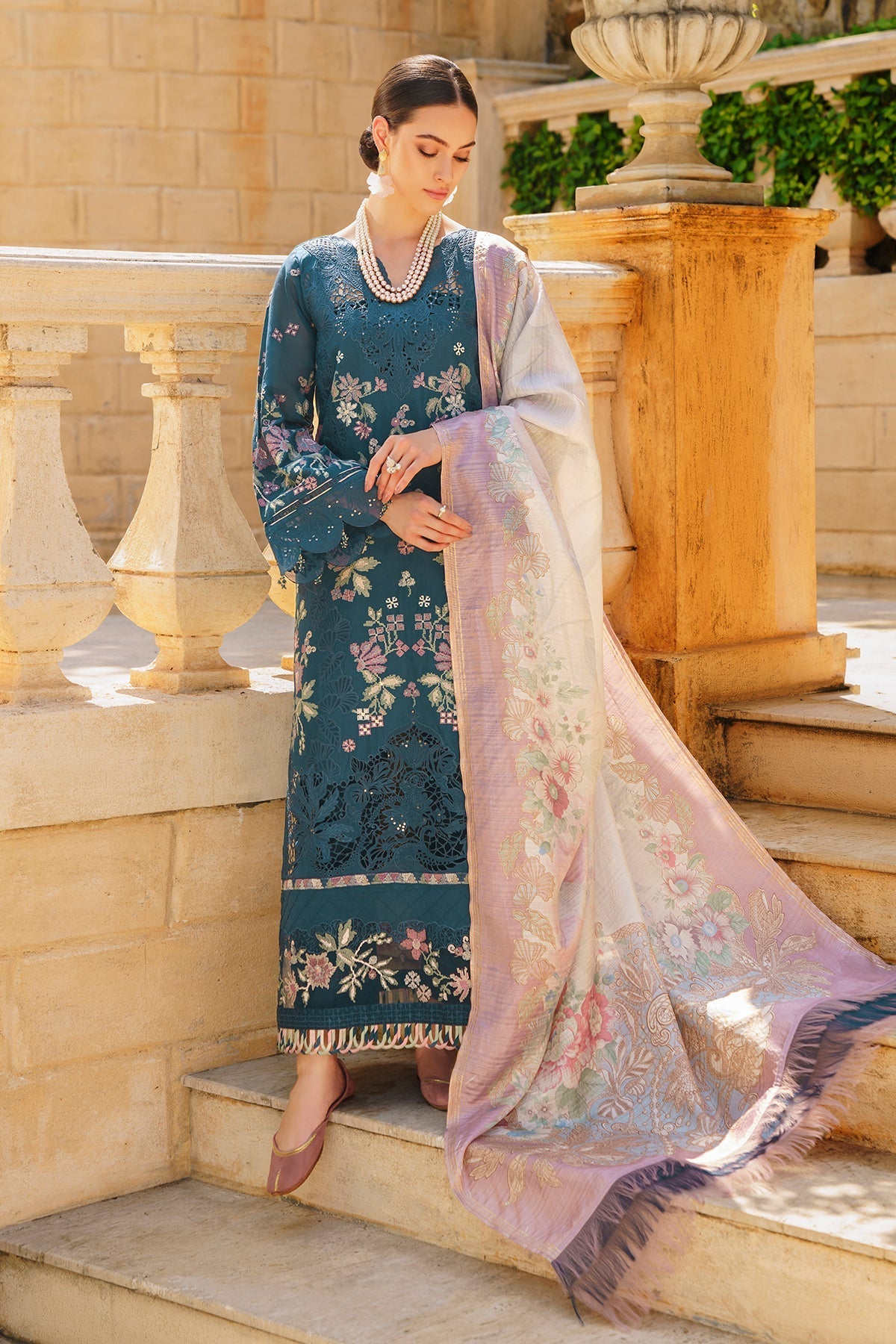 Baroque | Swiss Lawn 24 | SL12-D02 - Official Baroque stockist in UK - Sakeena London